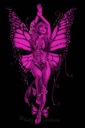 un papillon femme
