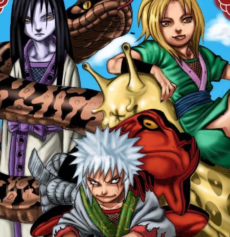 tsunade, jiraya et orochimaru