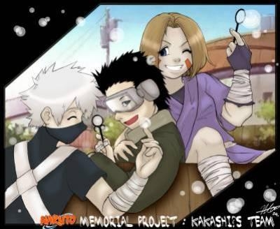 kakashi, obito et rin